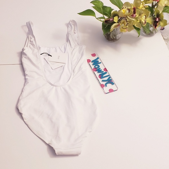 $195 NWT Anthro ONIA Flamingo High Cut Leg - Picture 7 of 11